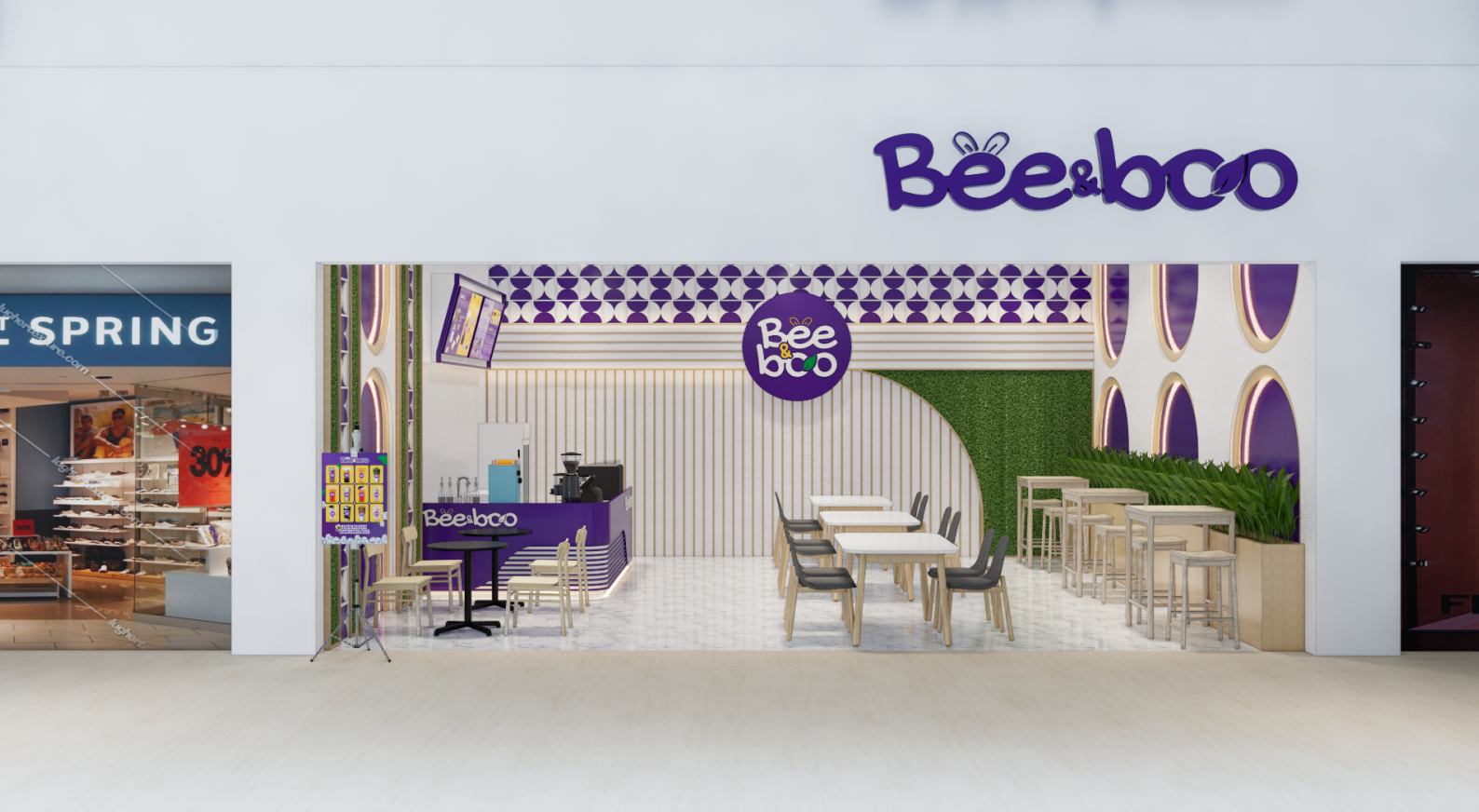 Konsep Indoor Mall Bee & Boo