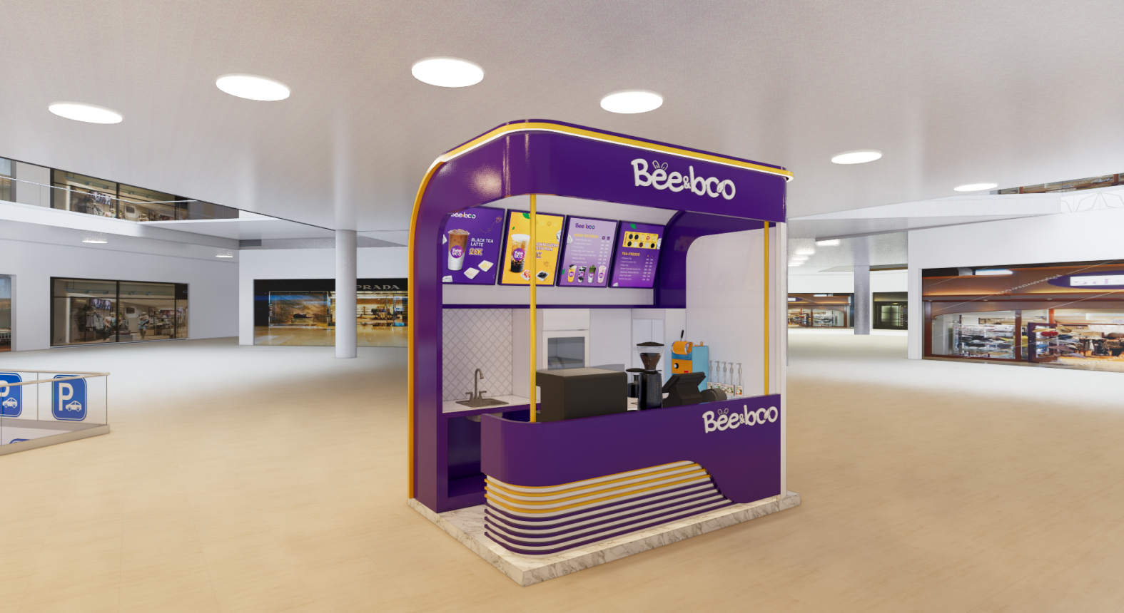 Konsep Booth Indoor Bee & Boo